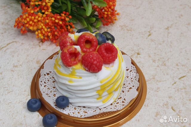 Подарок - мыло ручной работы безе Анна Павлова