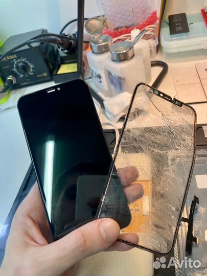 Ремонт телефонов iPhone Samsung Переклейка стекла