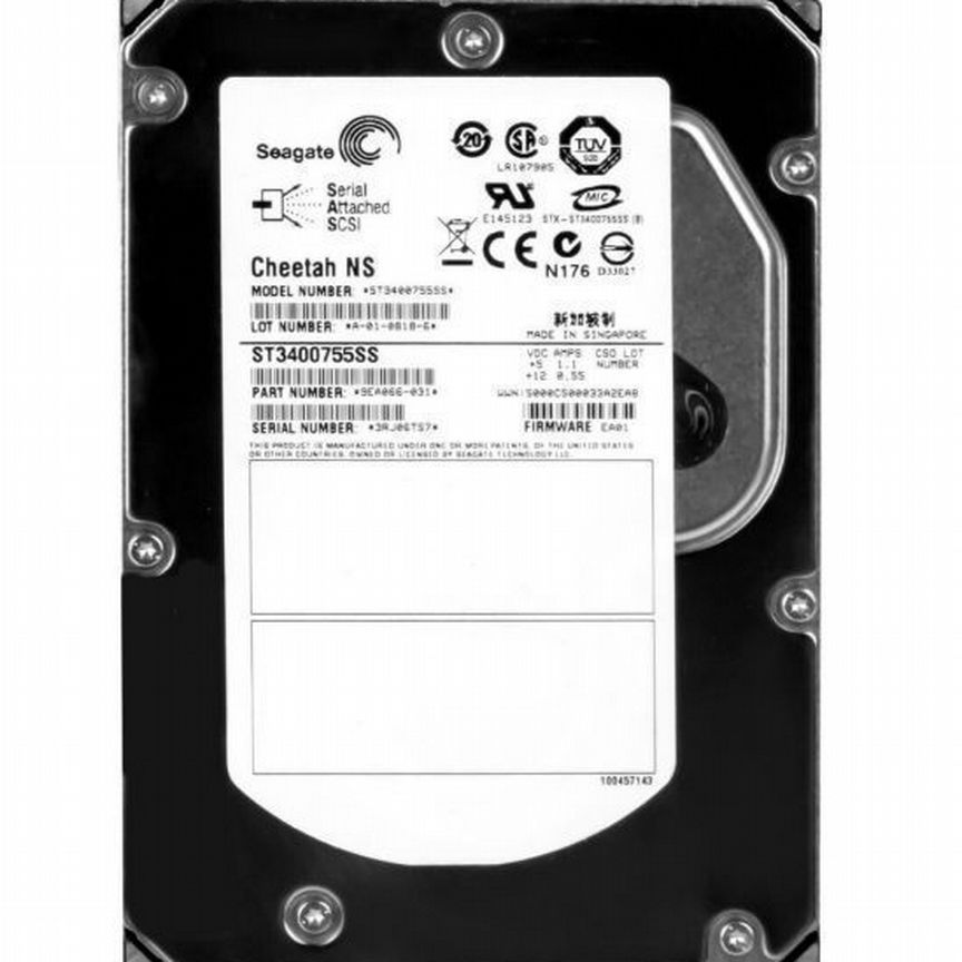 [ST3400755SS] Жесткий Диск Seagate 400gb Sas 3,5 St3400755ss