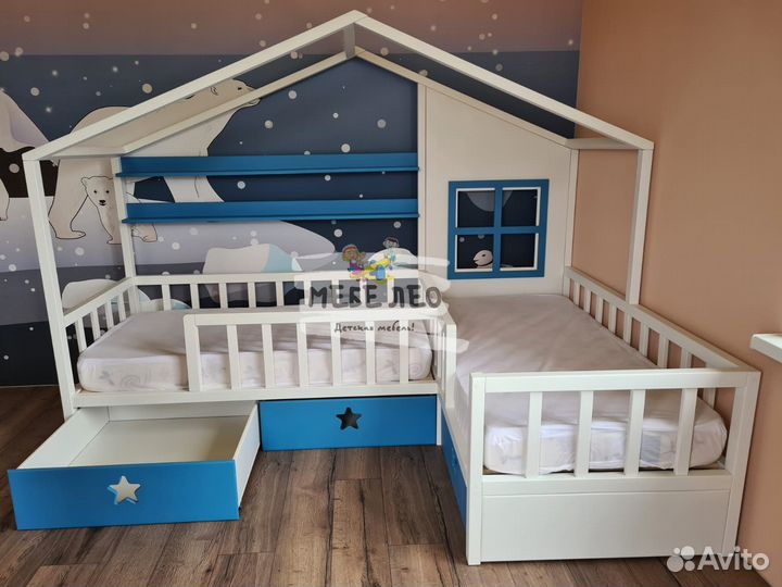 Кровать домик