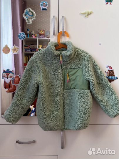 Плюшевая кофта hm