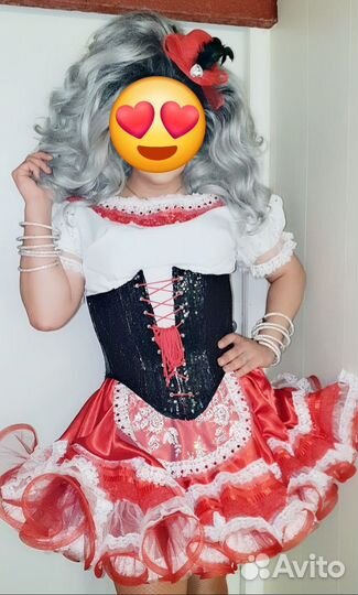 Костюм красной шапочки женский