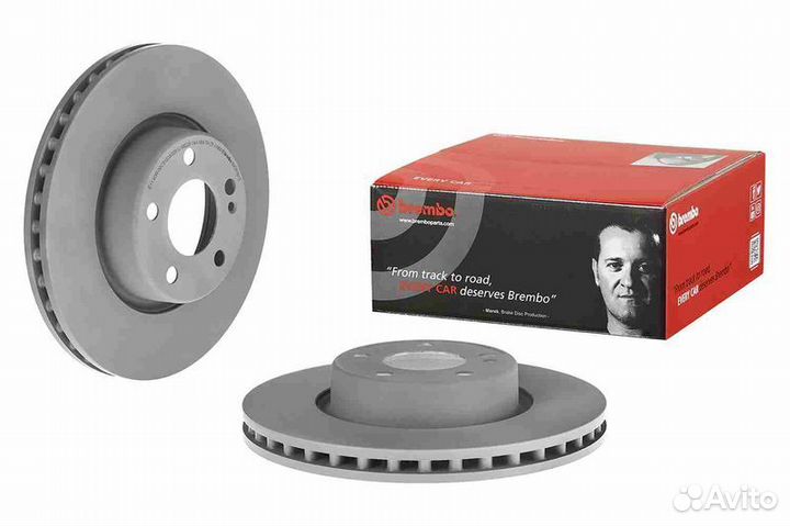 Диск тормозной передний Brembo, 09D52613