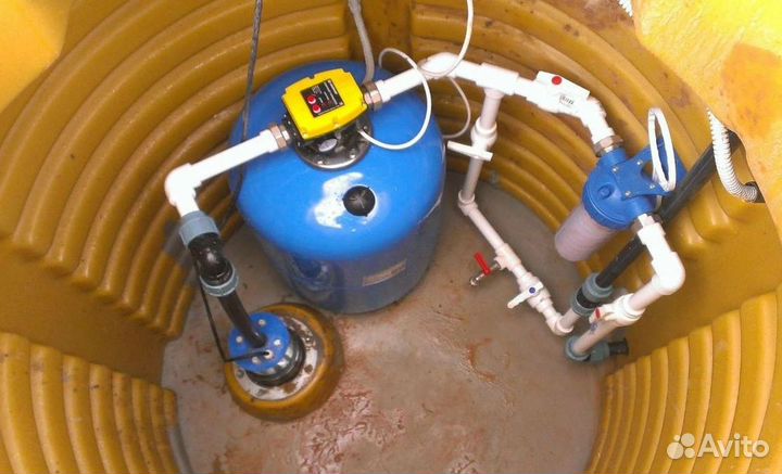 Скважина с кессоном