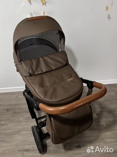 Коляска tutis viva life 2 в 1 2020г экокожа