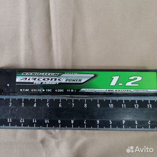АКБ для страйкбольного оружия, LiPo1200/2000