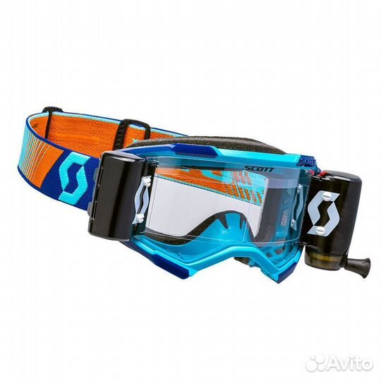 Scott Fury Wfs Goggle Royal Blue Orange Синий