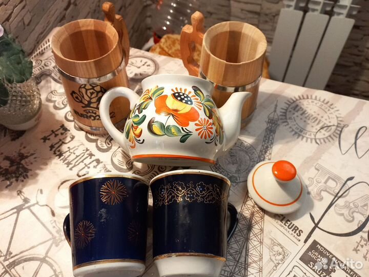 Чашки фарфоровые,наборы