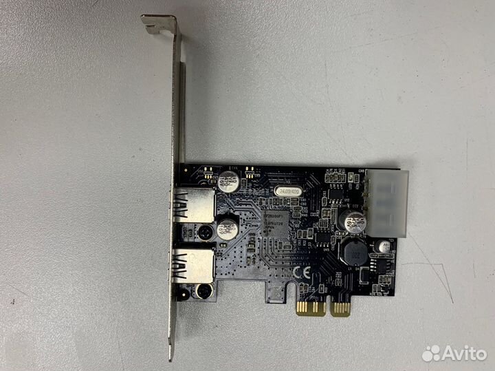 Плата PCI с 2xUSB 3.0 и доп. питанием