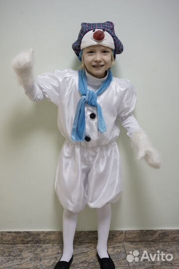 Костюм снеговика карнавальный новогодний