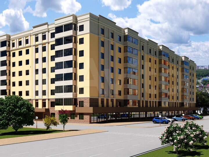 3-к. квартира, 98,4 м², 5/8 эт.