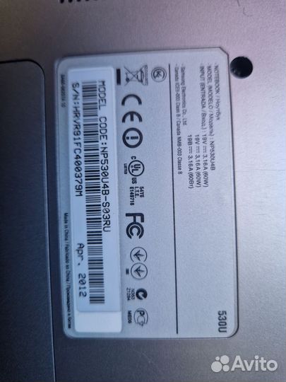 Samsung NP5З0U4B, 6 GB, SSD 120 GB, i3