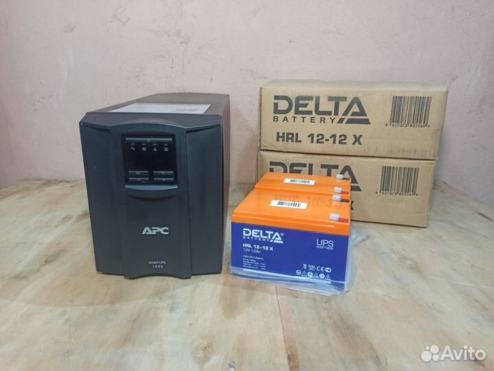 Ибп APC Smart-UPS 1000I LCD (новые АКБ)