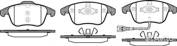 1219 21 5N0698151 колодки дисковые п VW Tiguan