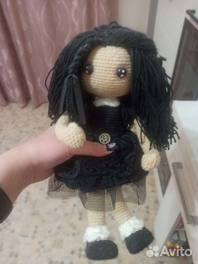 Кукла вязаная авторская