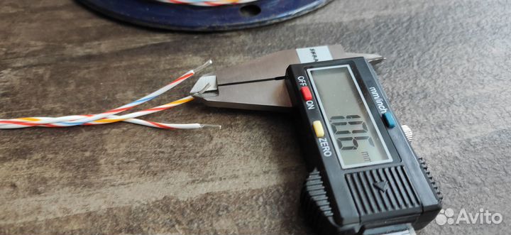 Винтаж кабель citco, USA 3x1 мм, 0.64мм