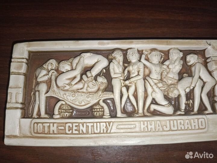 Эротическое панно из Индии, керамика