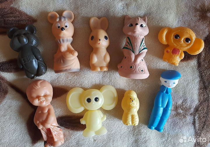 Игрушка резиновые и пластиковые СССР