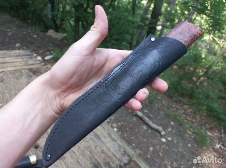 Нож охотничий ручной работы