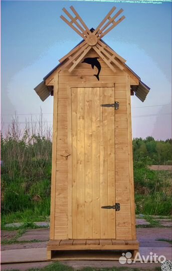 Дачный туалет с установкой