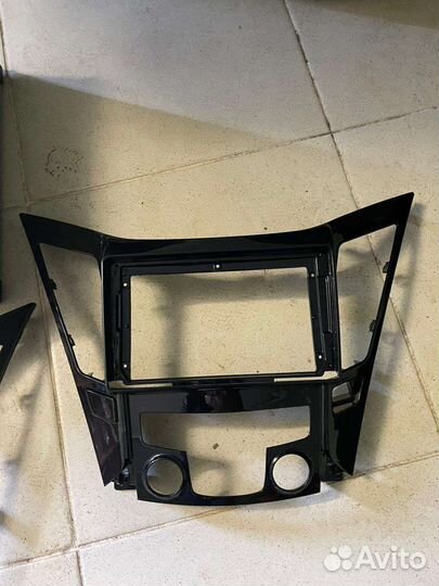 Рамка для 2 din магнитолы Hyundai sonata yf 6