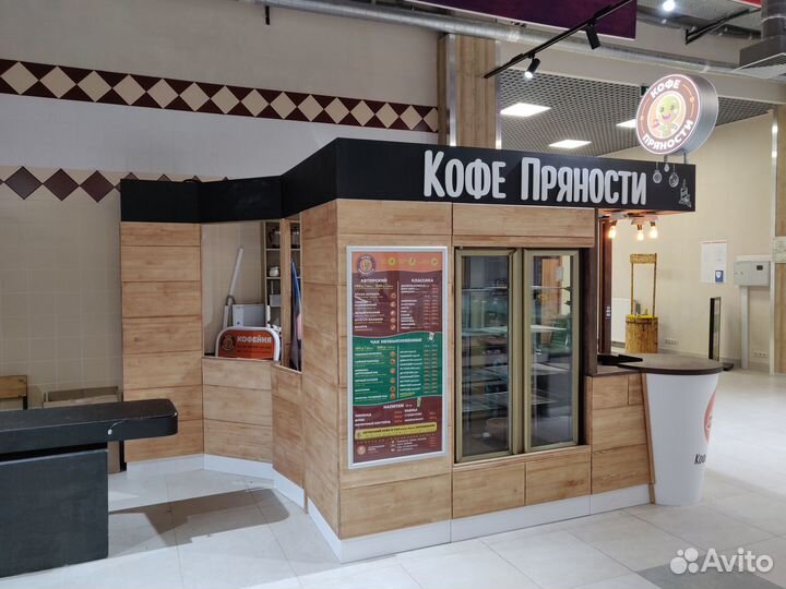 Торговый остров с техникой (кофе с собой) 8м2