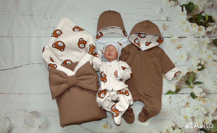 Конверт,комплект на выписку лето/деми