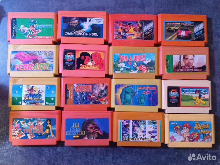 Катриджи для dendy