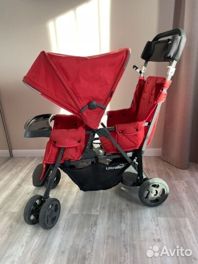Коляска Joovy Caboose Ultralight два сиденья
