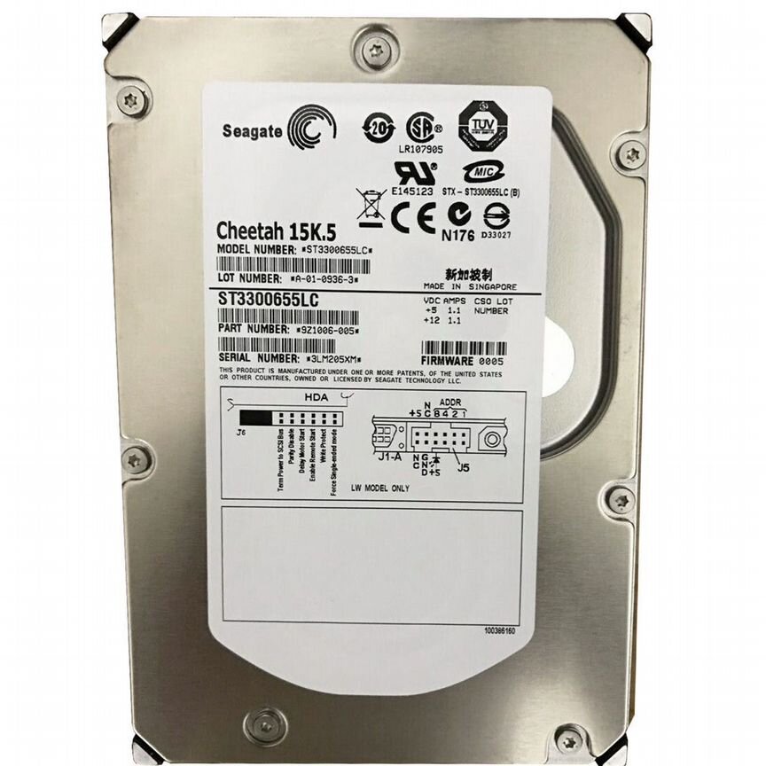 [ST3300655LC] Жесткий Диск Seagate 300gb St3300655lc