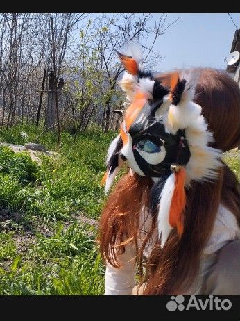 Маска для квадробики кошка