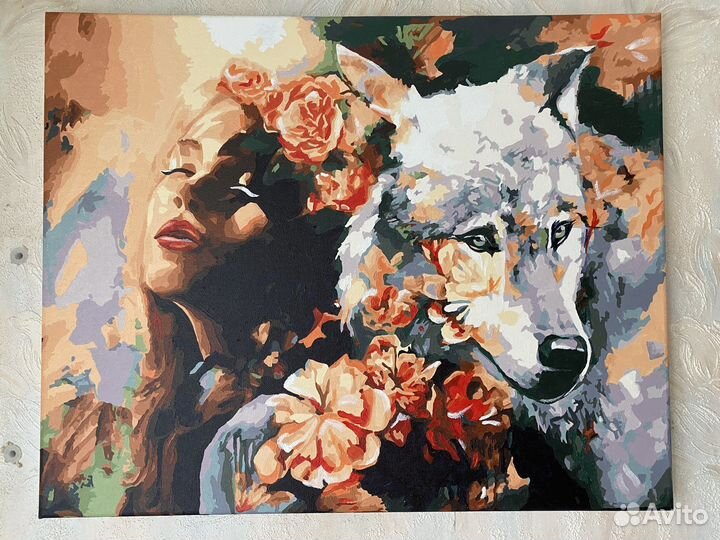 Готовая картина по номерам