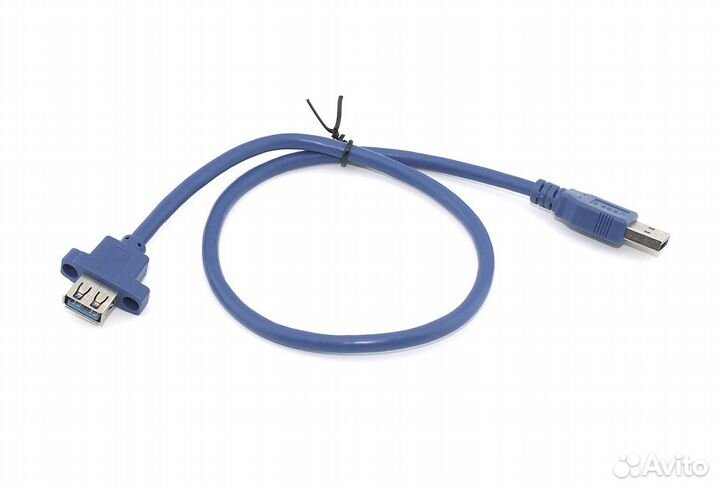 Удлинитель USB 3.0 папа-мама тип B 0,5 м