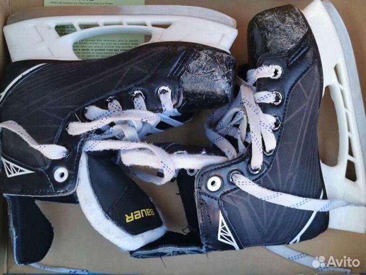 Коньки хоккейные детские bauer 31 размер