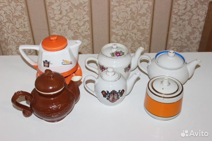 Заварные чайники и сахарница СССР