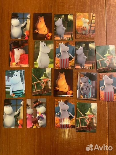 Муми - наклейки из ленты и переводные картинки