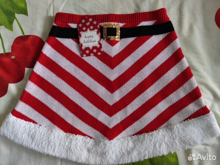 Кашемир.Свитер. Наряд внучки Санты