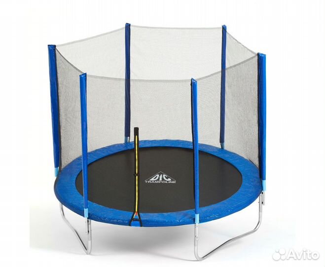Батут DFC Trampoline Fitness с сеткой 8ft