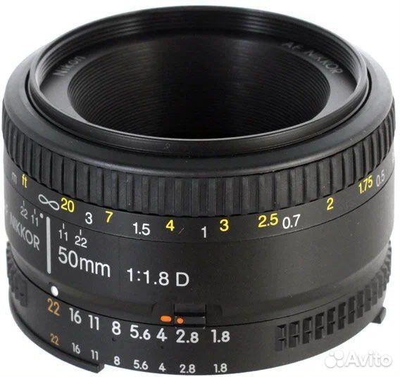 Объектив AF Nikkor 50mm f/1.8D