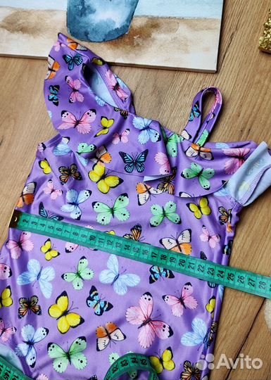 Новый слитный купальник hm 98/104