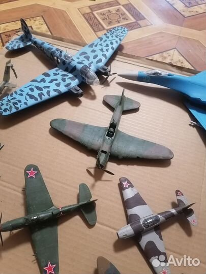 Сборные модели самолетов, танков, вертолетов