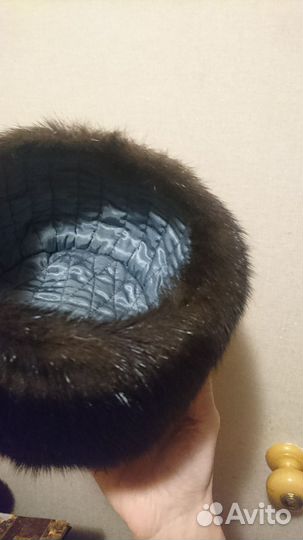 Шапка норковая новая