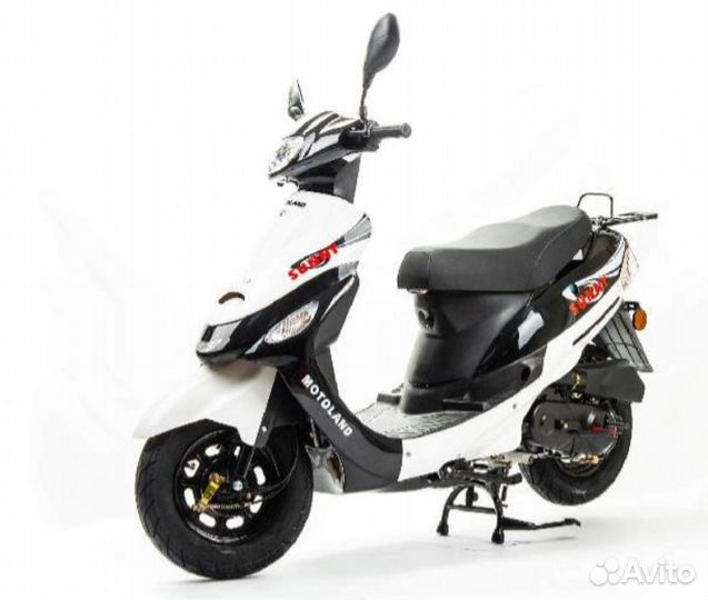 Скутер motoland (мотоленд) sunny-черный