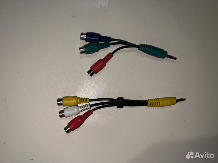 Кабель (переходник) mini jack - тюльпаны