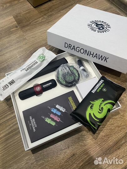 Машинка для тату набор Dragonhawk Atom M8