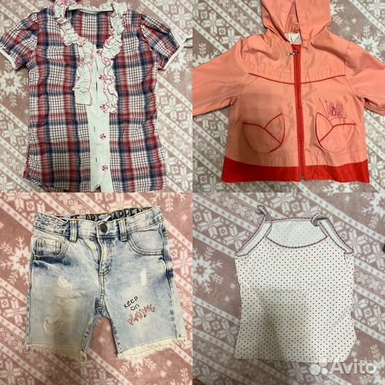 Вещи пакетом для девочки 98
