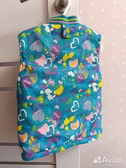 Жилетка безрукавка для девочки 2 года