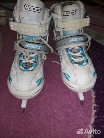 Коньки раздвижные roces 30-33