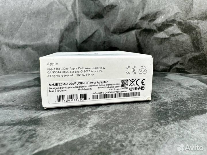 Блок питания apple 20w