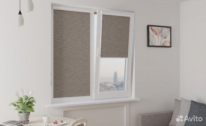 Рулонные шторы день-ночь, зебра на заказ